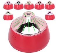 Brrnoo Humidificateur USB de 200ml, Veilleuse Silencieuse, Diffuseur D'aromathérapie avec Grande Ouverture pour Un Nettoyage et Une Recharge Faciles (Rouge + Or Rose)