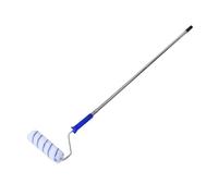 Brrnoo Kit de Rouleaux à Peinture avec Rallonge de 11 Cm et 23 Cm, Couvercles de Rouleaux, Bac à Peinture, Pinceaux Coudés, Grattoir pour Murs Intérieurs, Plafonds, Domestique