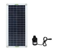 Brrnoo Kit Solaire Pompe à énergie Solaire 30W avec Débit de 800L pour Serres, Camping-cars et Camping