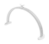 Brrnoo Lampe de Bureau LED pour Ongles, Décor en, Arc Pliable, Demi-lune, Lumière pour Salon de Manucure, Blanc (Prise UE)