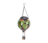 BRRNOO Lanterne Solaire Ballon Air Chaud, Flamme Vacillante Verre Lumière
