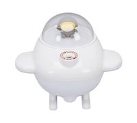 Brrnoo Mini Humidificateur USB de Bureau avec Veilleuse Colorée, Brumisateur Silencieux de 220ML, pour Chambre à Coucher, Bureau, Diffuseur D'aromathérapie à Domicile (WHITE)