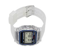 Brrnoo Montre de Sport Numérique Rétro-éclairage LED Unisexe Multifonctionnelle Anti-Eau électronique avec Chronomètre Réveil Compte à Rebours Calendrier Format 12/24 Heures pour (Blanc Transparent)