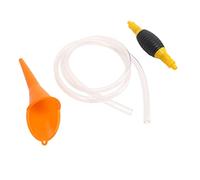 Brrnoo Pompe à Siphon élevée, Pompe de Transfert de Carburant Manuelle Portable pour Gazole et Compacte avec Entonnoir pour une Utilisation Facile