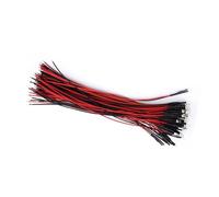 Brrnoo Premium 50pcs pré-câblé 9 Diodes LED 12V en Blanc Rouge Bleu et Lumière économe en énergie pour les Projets de Bricolage Tailles 3mm 5mm et 10mm (zm)