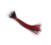 Brrnoo Premium 50pcs pré-câblé 9 Diodes LED 12V en Blanc Rouge Bleu et Lumière économe en énergie pour les Projets de Bricolage Tailles 3mm 5mm et 10mm (5 millimètres)