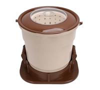 BRRNOO Sèche-linge Manuel Sèche-linge Manuel Portable à Traction Manuelle 3,17 Gallons Couvercle Transparent Tube de Vidange Couvercle à Réduction de Bruit pour Dortoirs,
