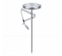 BRRNOO Thermomètre à café et à Lait [Marque] Thermomètre à Mousse de Lait Jauge de Température de Boisson en Acier Inoxydable Cadran de 1,73 Pouces Sonde de 12 Cm avec Positionnement (0-100)