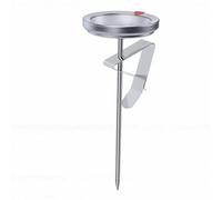 BRRNOO Thermomètre à café et à Lait [Marque] Thermomètre à Mousse de Lait Jauge de Température de Boisson en Acier Inoxydable Cadran de 1,73 Pouces Sonde de 12 Cm avec Positionnement (50-280)