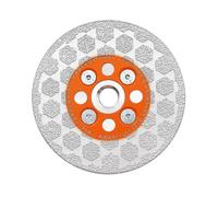 BRSCHNITT Disque Diamant 100mm - Double Face Coupe et Meulage Lame Scie Brasé Sous Vide pour Marbre Granit Béton Porcelaine Carrelage