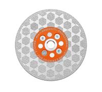 BRSCHNITT Disque Diamant 125mm - Double Face Coupe et Meulage Lame Scie Brasé Sous Vide pour Marbre Granit Béton Porcelaine Carrelage