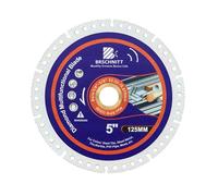 BRSCHNITT Indestructible Disc for Grinder 125MM -22.23mm Arbor Multifunctional Cutting Discs for Smooth Cutting, Chamfering, Grinding,Disques de coupe multifonctionnels