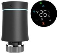 BRT-100 Smart Klediator Thermostat pour climatiseurs et WLAN avec App Control LED Cr?me tactile num?rique ?conomie d'?nergie 5+2 thermostat programmable (Work Gateway, mais non inclus)