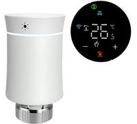BRT-100 Smart Klediator Thermostat pour climatiseurs et WLAN avec App Control LED Cr?me tactile num?rique ?conomie d'?nergie 5+2 thermostat programmable (Work Gateway, mais non inclus)
