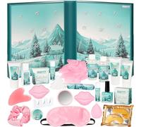 BRUBAKER Cosmetics XXL Calendrier de l'Avent Beauté 2026 | Grand Coffret de Noël à Ouvrir en Forme de Livre Unique - 24 Surprises Cosmétiques et Spa pour Femmes et Filles - Bleu