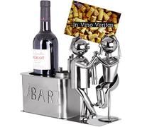 BRUBAKER Porte-Bouteille de vin - Couple d'amoureux dans Bar - Métal