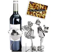 BRUBAKER Porte-Bouteille de vin - Couple d'amoureux/Saint-Valentin