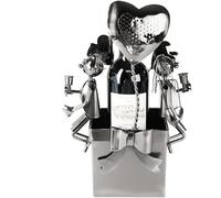 BRUBAKER Porte-Bouteilles à Vin Ballons à Cœur avec Carte de Voeux