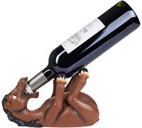BRUBAKER Porte-Bouteilles Cheval assoiffé - Animaux ivres | Figurine de décoration peinte à la main - Accessoires de bar à vin - Cadeau de vin