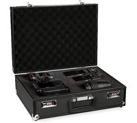 BRUBAKER Valise Universelle en Aluminium - Valise de Transport pour Appareils Photo, Equipement, Outils - Verrou Numérique - 46,5 x 34 x 15 cm - Noir