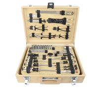 Coffret à outils en bambou, 108 pcs.