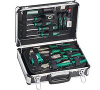 Brüder Mannesmann Coffret à outils en aluminium 90 pcs.