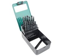 Brüder Mannesmann Ensemble de forets hélicoïdaux 25 pcs HSS-G Métal