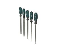 Brüder Mannesmann Ensemble de limes de mécanicien Cinq pièces 200 mm