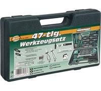 BRÜDER MANNESMANN GREEN LINE 29032 Jeu d'outils, 47 pièces, en coffret