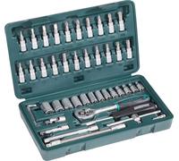 BRÜDER MANNESMANN GREEN LINE M 2040 Jeu de douilles 1/4", 46 pièces