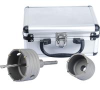 BRÜDER MANNESMANN GREEN LINE M44230 BRÜDER MANNESMANN Jeu de couronnes de forage à percussion au carbure, 4 pièces
