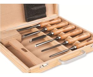 BRÜDER MANNESMANN GREEN LINE M66107 BRÜDER MANNESMANN - Kit d'outils de sculpture, 7 pièces