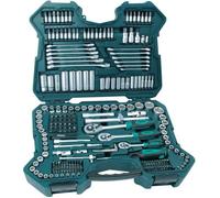 Brüder Mannesmann Jeu de clés à douille M98430 métrique 1/4 (6.3 mm), 3/8 (10 mm), 1/2 (12.5 mm) 215 pièces
