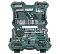 Brüder Mannesmann Jeu de clés à douille M98430 métrique 1/4 (6.3 mm), 3/8 (10 mm), 1/2 (12.5 mm) 215 pièces
