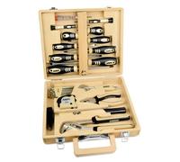 Brüder Mannesmann Jeu d'outils 24 pcs. Bambou valise