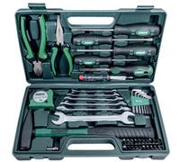 BRÜDER MANNESMANN Jeu d'outils, 47 pièces, dans un coffret