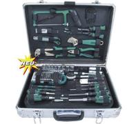 Brüder Mannesmann Jeu d'outils de 124 pièces dans un coffret en aluminium M29072