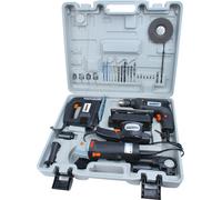BRÜDER MANNESMANN Jeu d'outils électriques 4 pièces en coffret