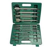 BRÜDER MANNESMANN Kit de forets & burins SDS PLUS, 13 pièces