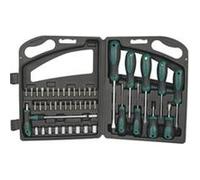 BRÜDER MANNESMANN Kit d'outils, 47 pièces, dans une mallette