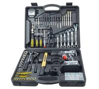 Coffret à outils Mannesmann, 75 pièces avec perceuse-visseuse sans fil 20 V, Li-Ion