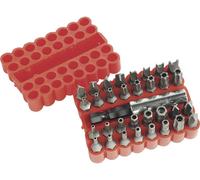 Brüder Mannesmann M 297-33 Jeu dembouts 33 pièces profil en T avec trou, 6 pans intérieurs à téton, Tri-Wing, écrou à fente, TORQ-SET®
