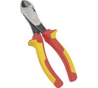 Brüder Mannesmann M10607 VDE Pince coupante diagonale à forte démultiplication 185 mm