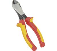 Brüder Mannesmann M10607 VDE Pince coupante diagonale à forte démultiplication 185 mm