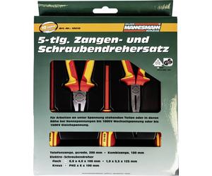 Brüder Mannesmann M10610 VDE Jeu de pinces 5 pièces
