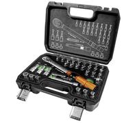 BRÜDER MANNESMANN Jeu de clés dynamométriques 1/4" 32 pièces dans un coffret plastique