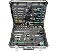 Brüder Mannesmann M29078 pour les bricoleurs Mallette à outils équipée 160 pièces (L x l x H) 454 x 350 x 135 mm