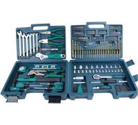 BRÜDER MANNESMANN Jeu d'outils, 176 pièces, coffre à outils