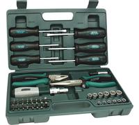 BRÜDER MANNESMANN Kit d'outils universels, 45 pièces