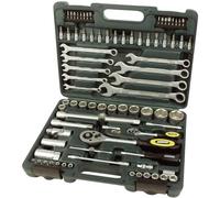 Brüder Mannesmann Coffret à outils avec 82 jeux de clés à douilles 1/4"+1/2